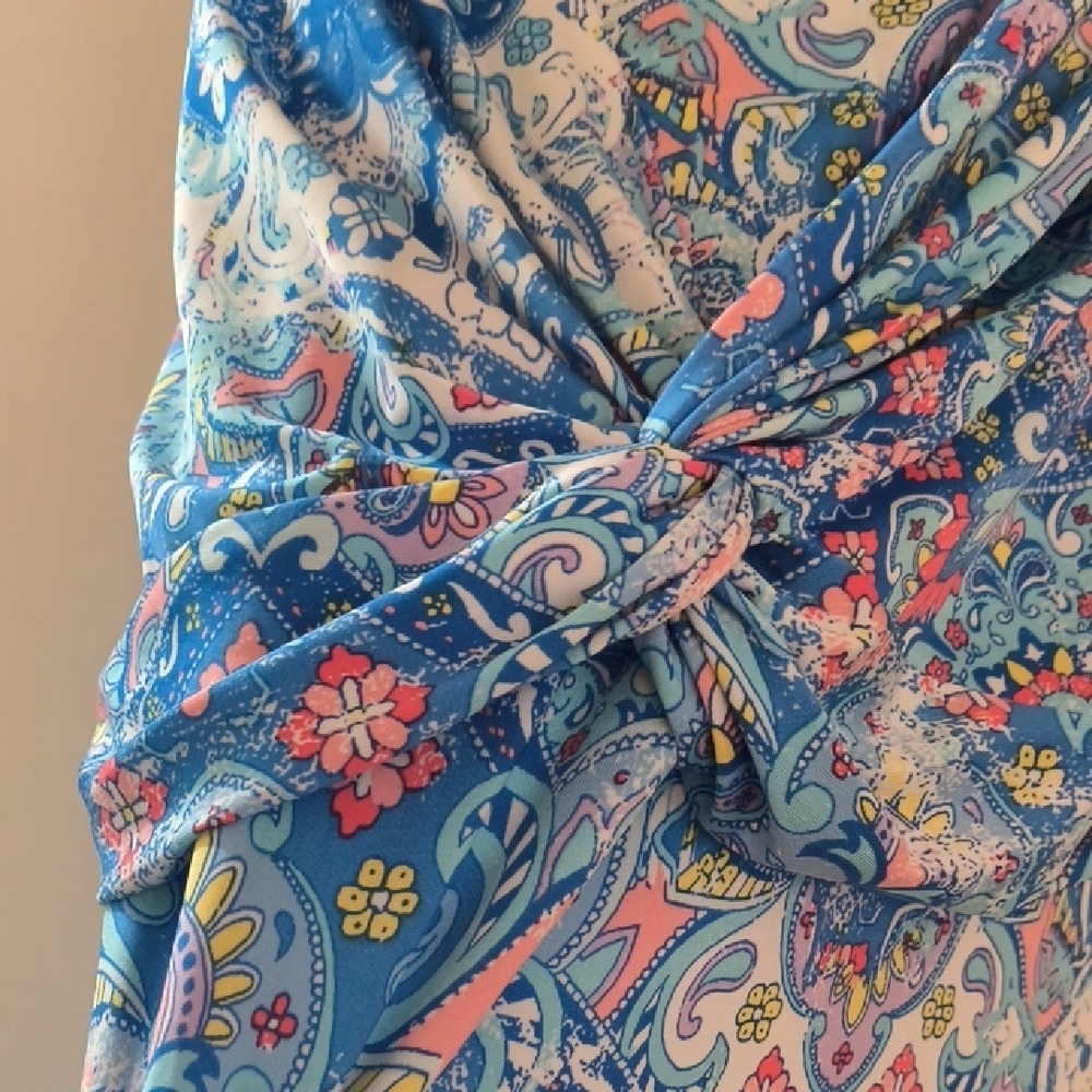 Ruby Rd. Patterned Sleeveless Dress - Picture 4 of 7